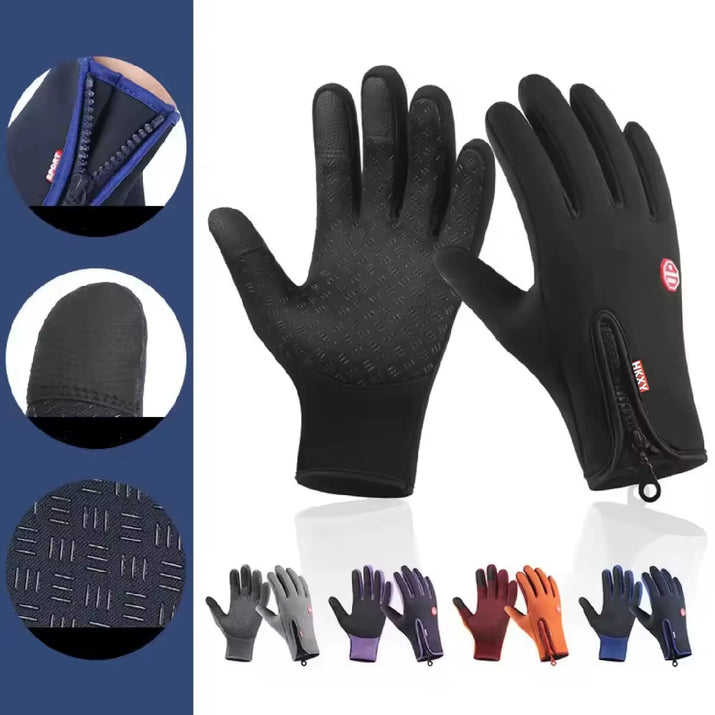 Gants Chauds Pour Écran Tactile, Pour Cyclisme En Plein Air, Conduite De Moto, Imperméables, Froids, Coupe-Vent, Antidérapants, Pour Femmes Et Hommes, Gants De Ski D'Hiver