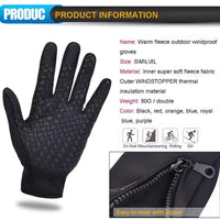 Gants Chauds Pour Écran Tactile, Pour Cyclisme En Plein Air, Conduite De Moto, Imperméables, Froids, Coupe-Vent, Antidérapants, Pour Femmes Et Hommes, Gants De Ski D'Hiver