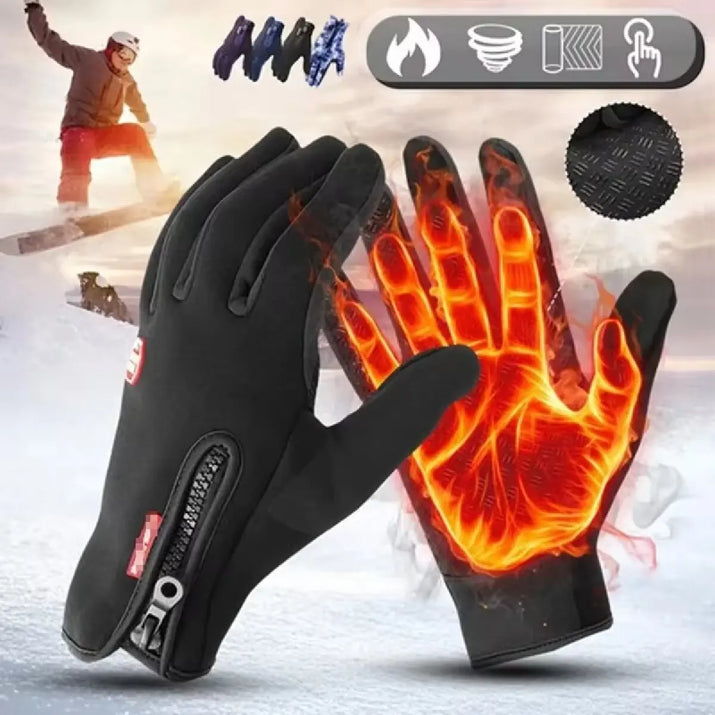 Gants Chauds Pour Écran Tactile, Pour Cyclisme En Plein Air, Conduite De Moto, Imperméables, Froids, Coupe-Vent, Antidérapants, Pour Femmes Et Hommes, Gants De Ski D'Hiver