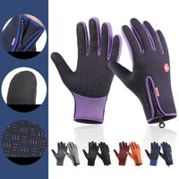 Gants Chauds Pour Écran Tactile, Pour Cyclisme En Plein Air, Conduite De Moto, Imperméables, Froids, Coupe-Vent, Antidérapants, Pour Femmes Et Hommes, Gants De Ski D'Hiver